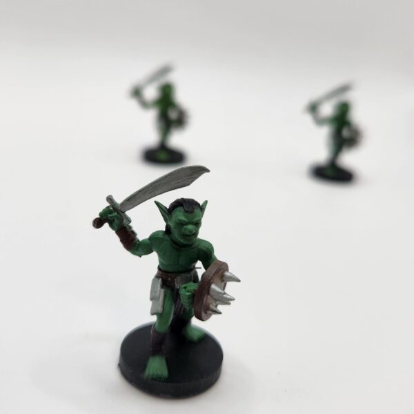 D&D Hand Painted Figures - 3x Goblin Warriors - Dungeons and Dragons Encounter - Image 2