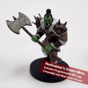D&D Hand-Painted NFC Smart-Minis - Orc - Dungeons and Dragons Encounter