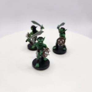 D&D Hand Painted Figures - 3x Goblin Warriors - Dungeons and Dragons Encounter