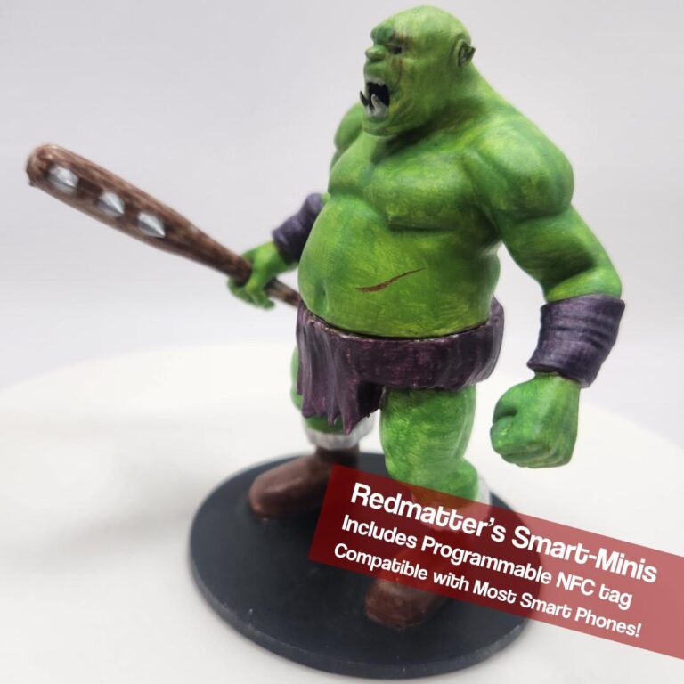 D&D Hand-Painted NFC Smart-Minis - Ogre - Dungeons and Dragons Encounter